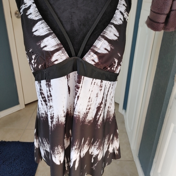 NWOT Amazon Tie Dye Tankini and Boy Shorts Adjustable Padded Crisscross Back 3XL - Picture 2 of 16